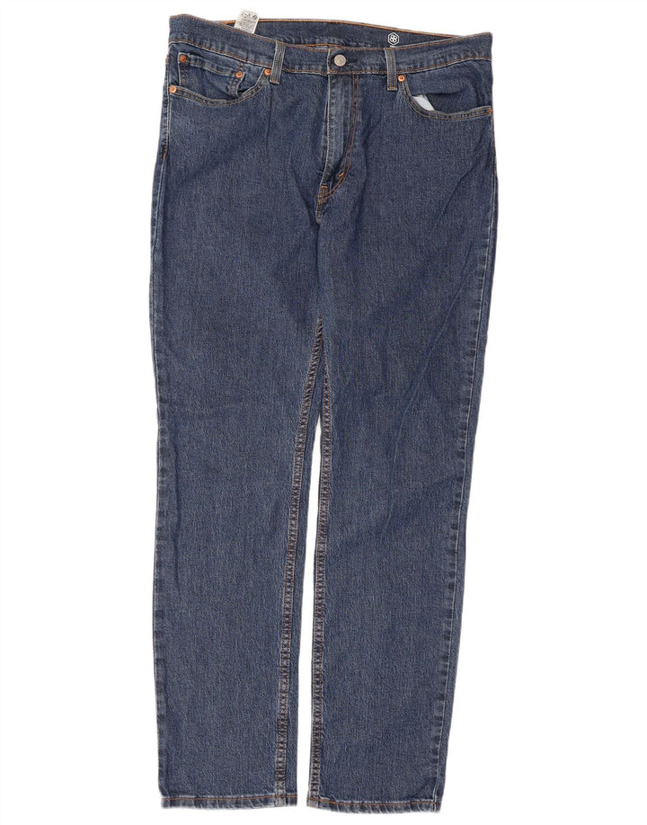 Levi's Uomo 511 Slim Jeans W36 L32 Cotone Blu