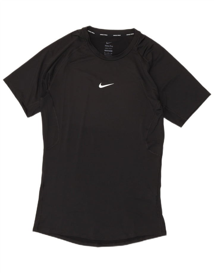 T-shirt attillata da uomo NIKE Top XL poliestere nero