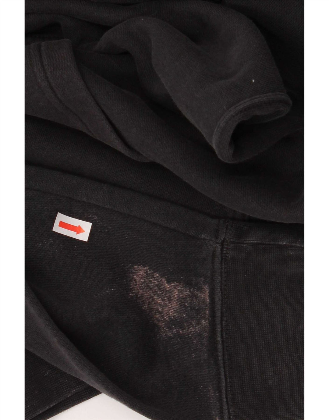 Felpa con cappuccio da uomo Nike, cotone medio nero