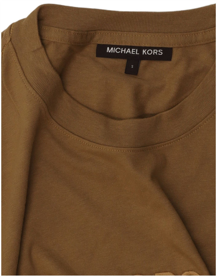 T-shirt grafica da uomo Michael Kors Top piccola beige