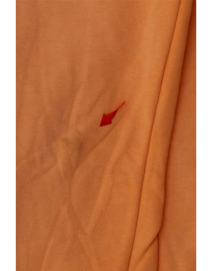 COLUMBIA Womens Graphic Sweatshirt Jumper UK 14 Medium Orange Cotton Vintage Columbia and Second-Hand Columbia from Messina Hembry 