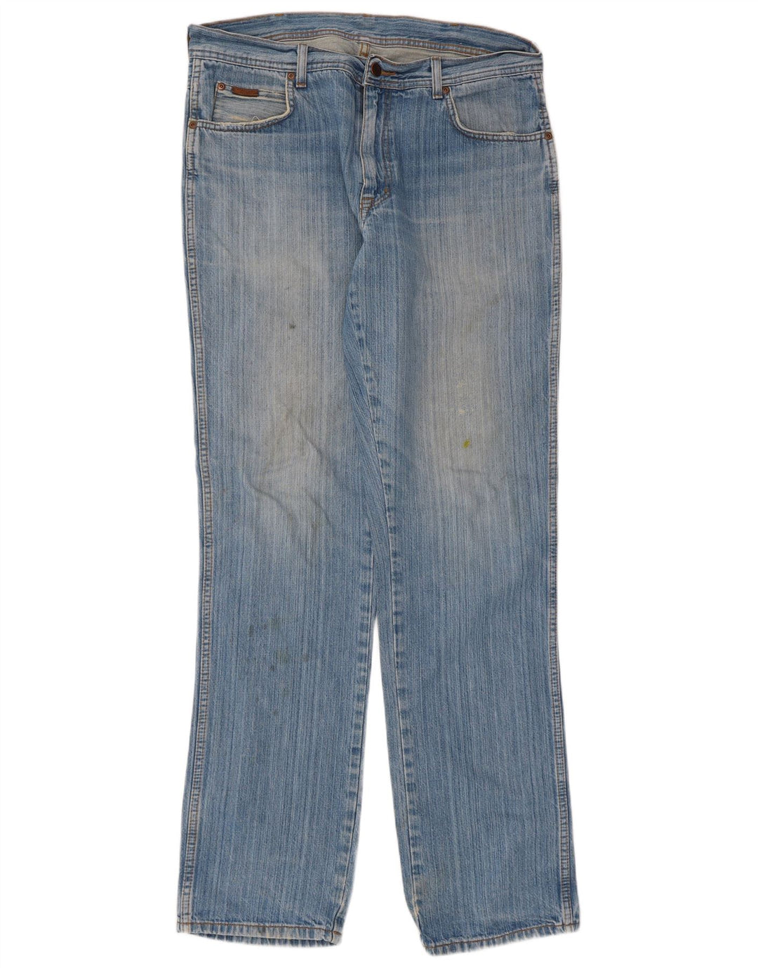Jeans dritti da uomo Wrangler Texas W36 L34 cotone blu