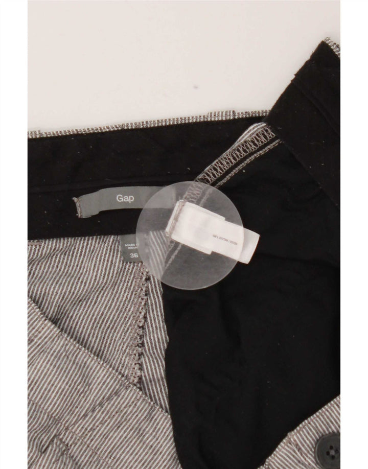 Pantaloncini chino da uomo Gap W36 grande cotone gessato grigio
