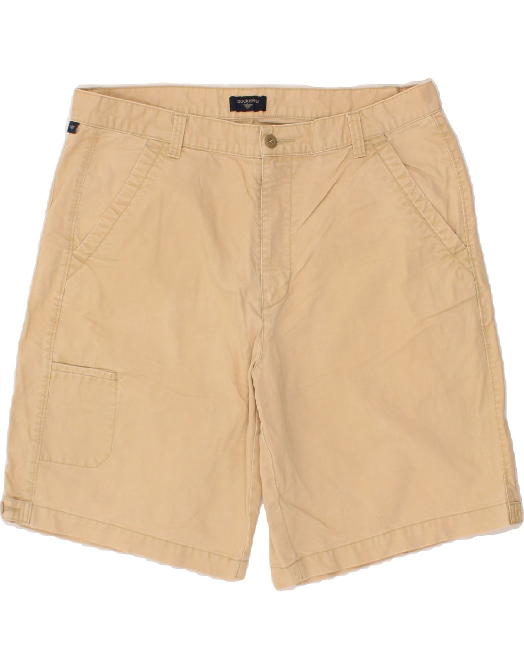 DOCKERS Mens Relaxed Fit Cargo Shorts W38 XL Beige Cotton Vintage Dockers and Second-Hand Dockers from Messina Hembry 
