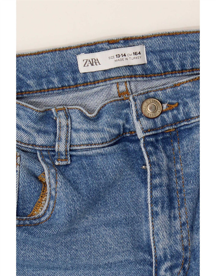 Jeans svasati per ragazze Zara 13-14 anni W24 L26 Blu