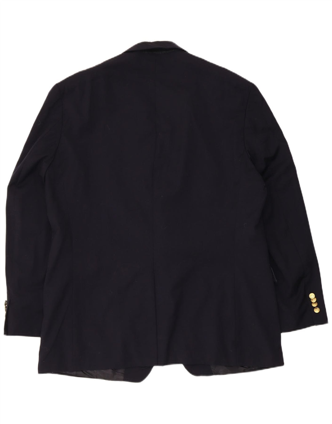 Giacca blazer da uomo a 2 bottoni Chaps UK 38 lana blu navy media