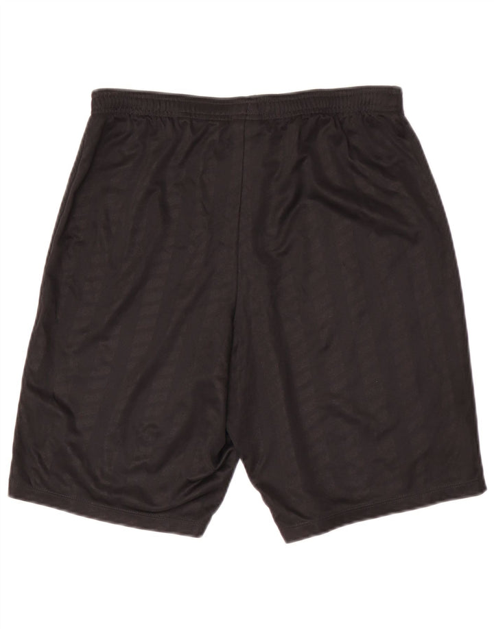 Pantaloncini sportivi Nike Dri Fit da uomo in poliestere a righe nere medie