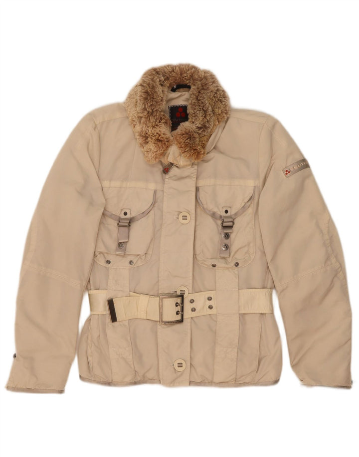 Piumino Donna PEUTEREY IT 40 Beige Medio Poliammide