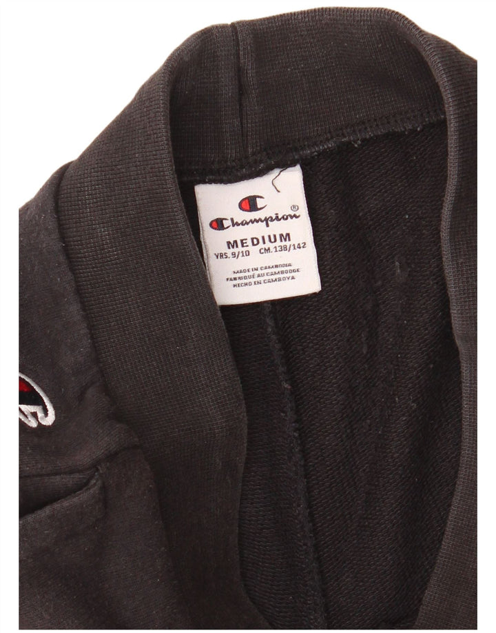 Pantaloncini sportivi grafici CHAMPION da ragazzo 9-10 anni neri