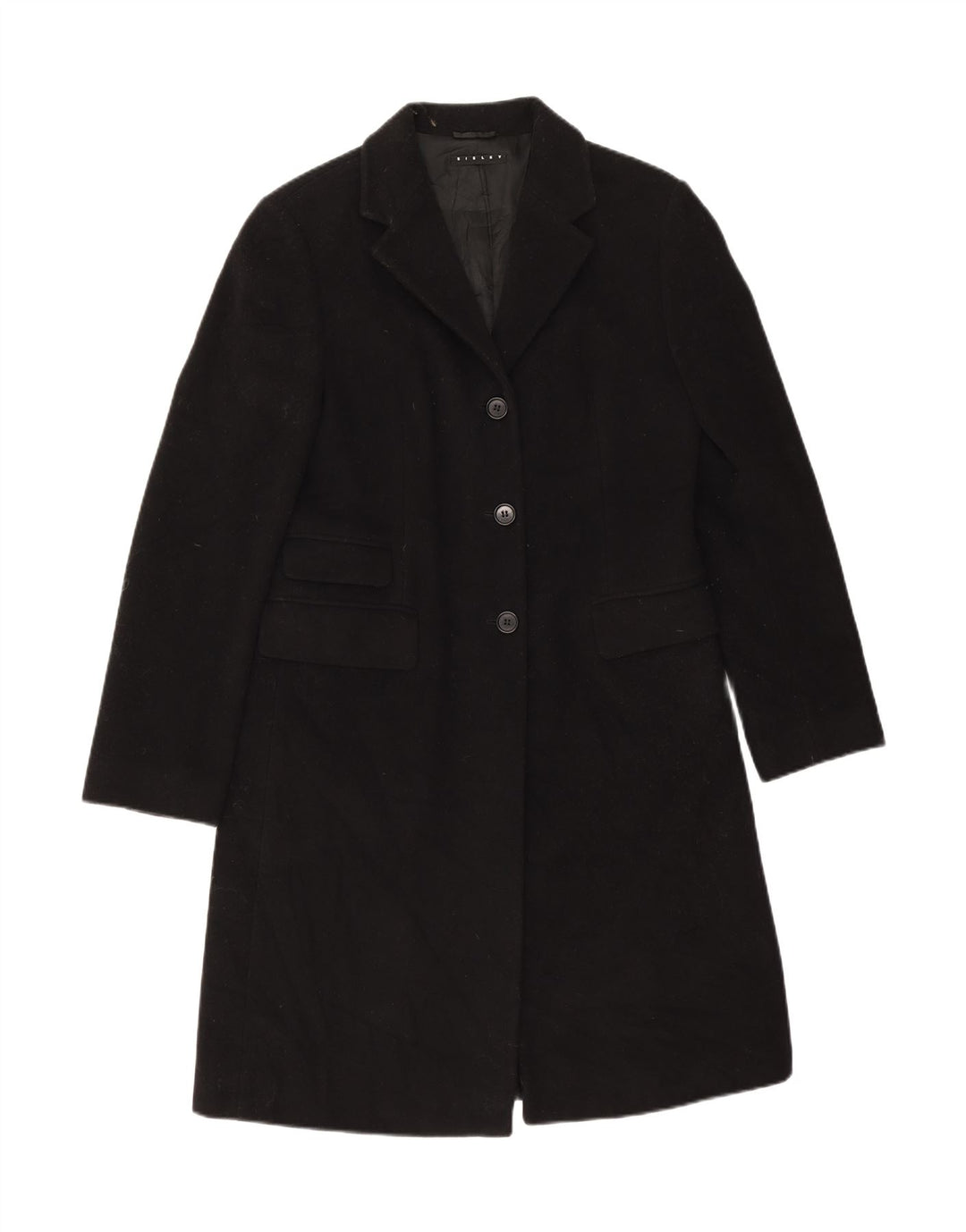 Soprabito Donna Sisley IT 42 Medio Nero Lana Vergine