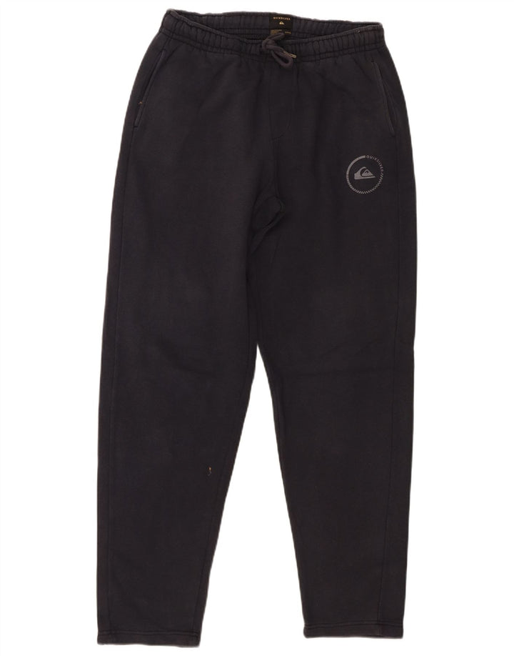 QUIKSILVER Mens Tracksuit Trousers Small  Black Cotton