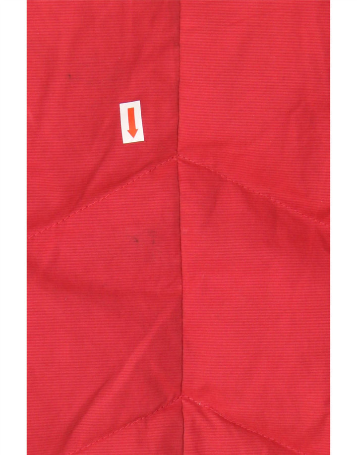 Giacca imbottita con cappuccio da donna FAT FACE UK 10 piccola rossa in poliestere