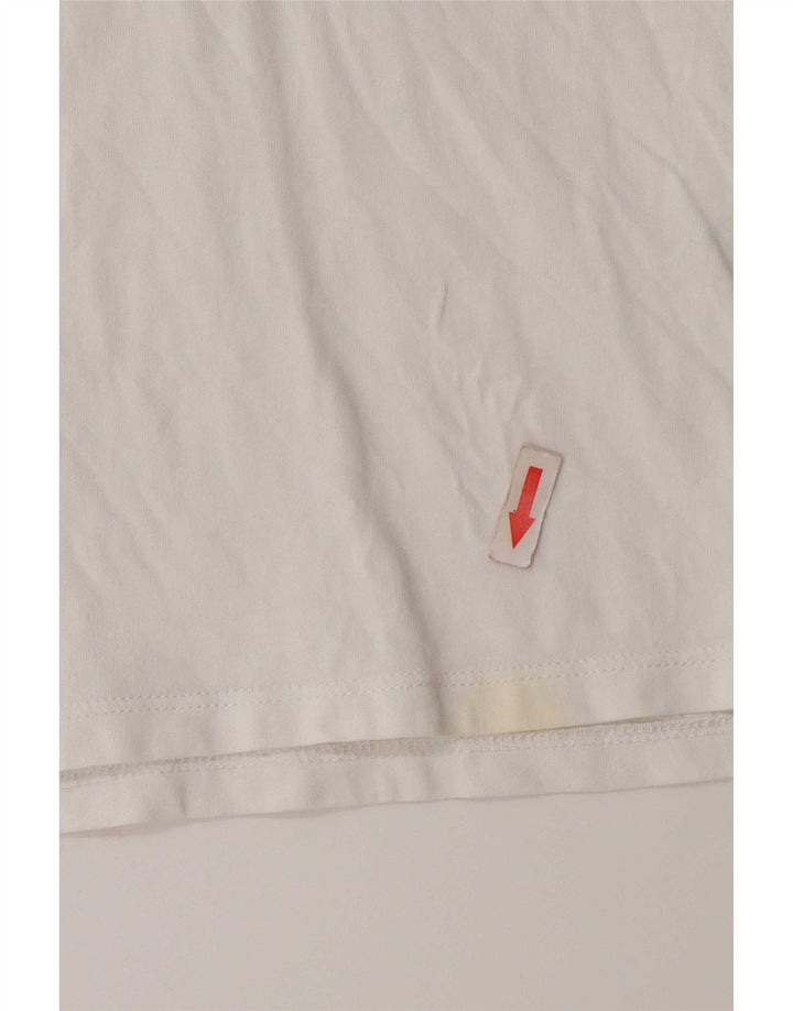 T-shirt da donna Levi's Top UK 10 piccola in cotone bianco