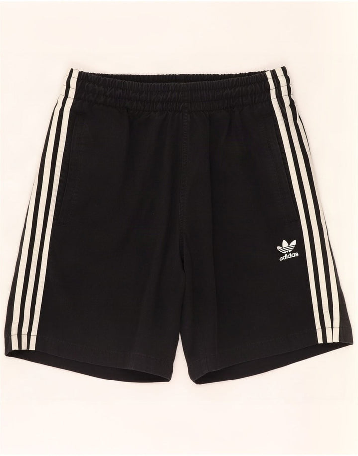 Pantaloncini sportivi da uomo Adidas medi in nylon nero