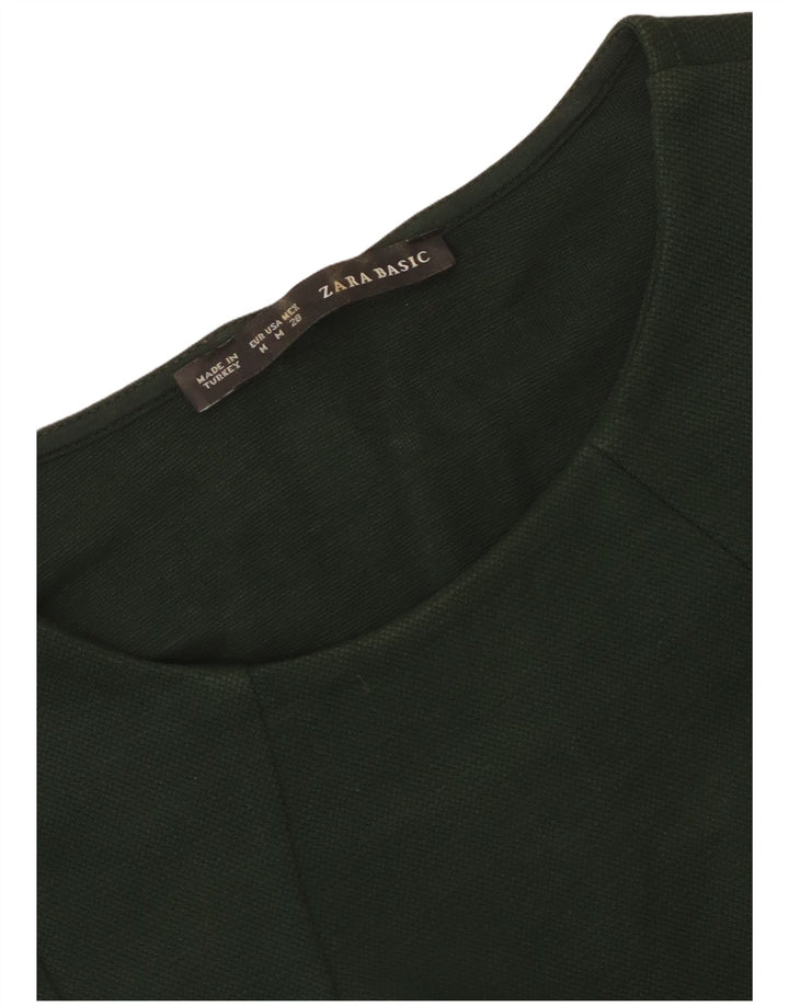 Abito tubino Zara da donna UK 12 verde medio