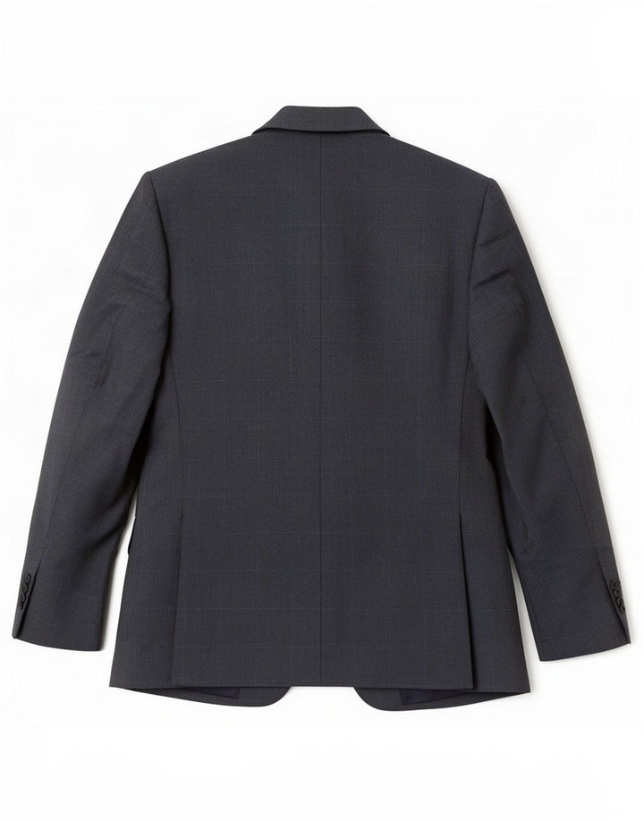 Berkley Giacca Blazer a 3 Bottoni da Uomo IT 50 Large Blu Lana