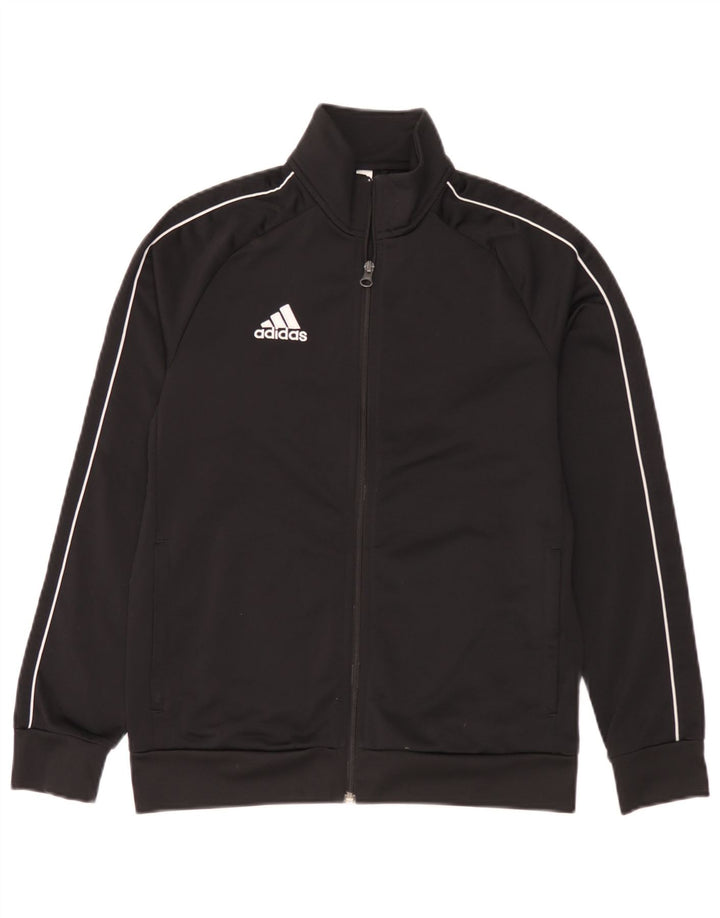 Giacca Top della tuta da ragazzo Adidas 13-14 anni in poliestere nero