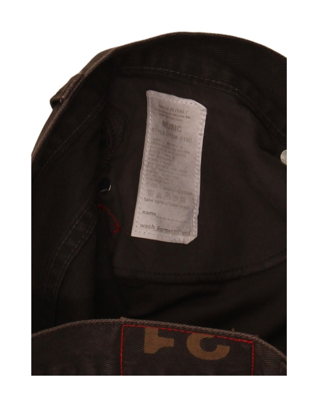 Jeans slim da uomo Dondup W31 L34 cotone marrone