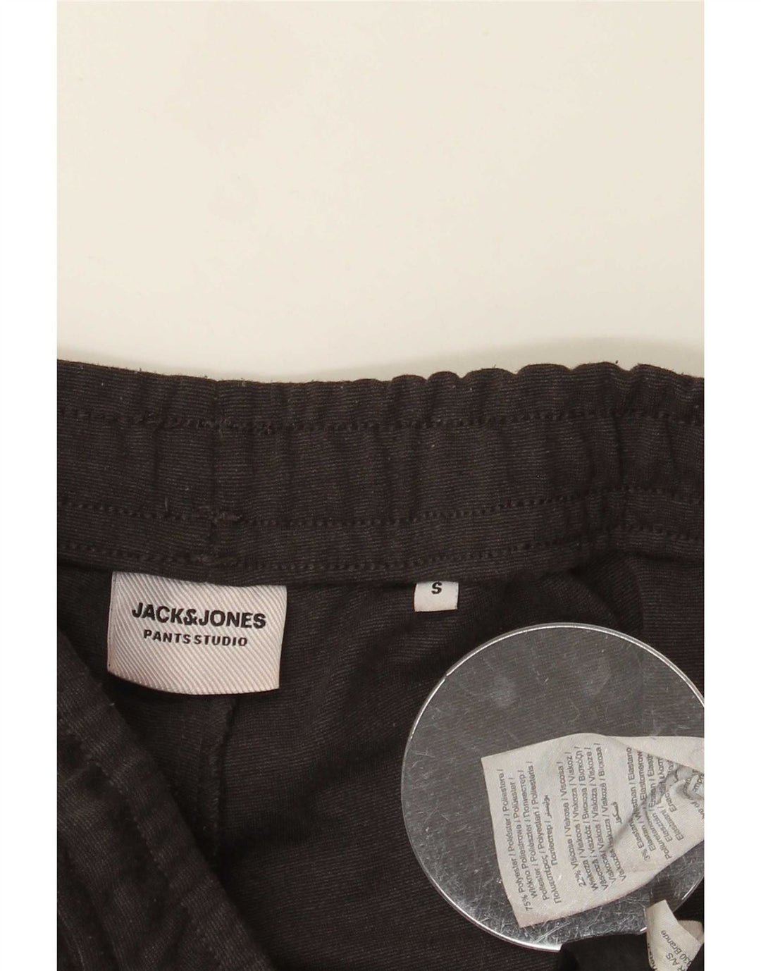 Pantaloni da tuta da uomo Jack & Jones piccoli in poliestere grigio