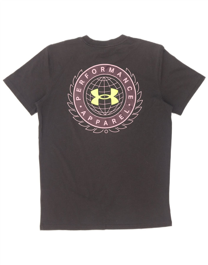 Maglietta grafica da uomo Under Armour Top Small in cotone nero