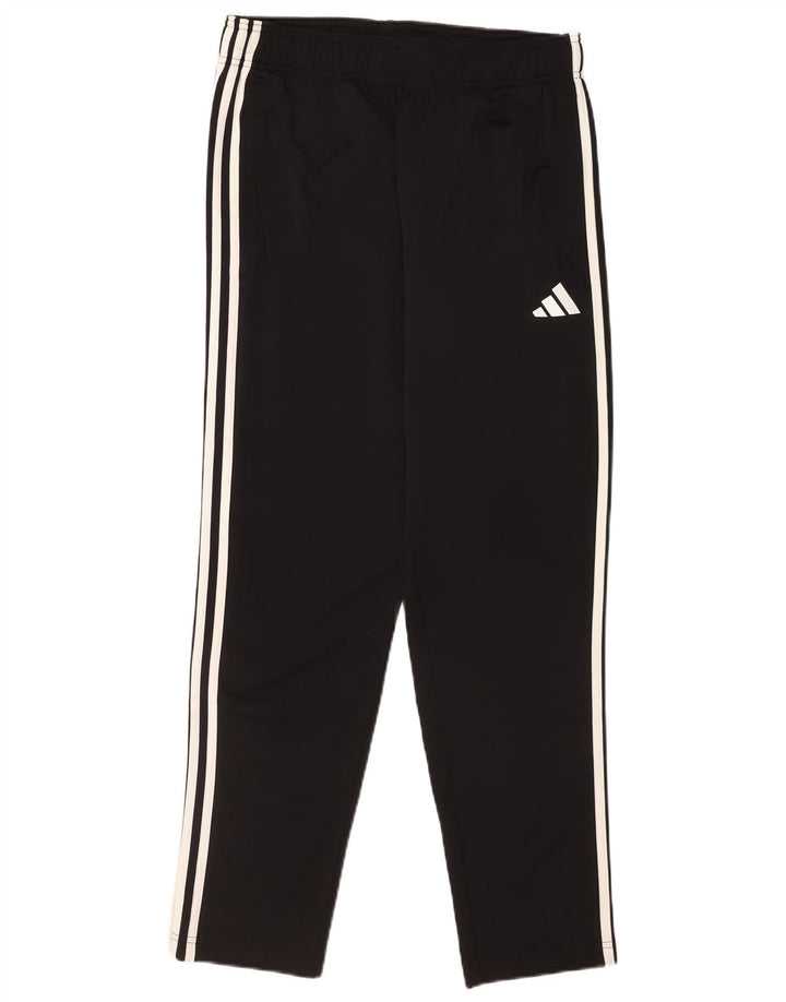 Pantaloni da tuta da uomo Adidas Large neri in poliestere sportivo