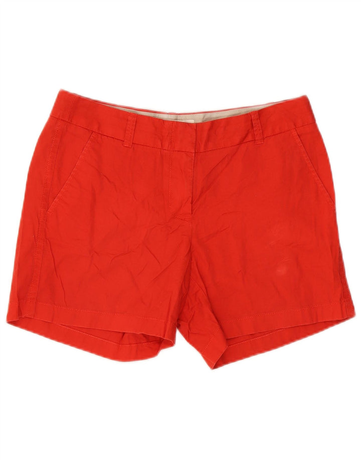 Pantaloncini chino da donna J. Crew US 4 Small W30 cotone rosso
