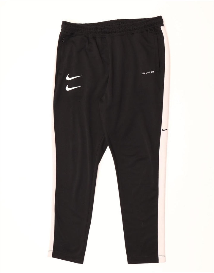 Pantaloni da tuta Nike Swoosh da uomo XL Poliestere color block nero