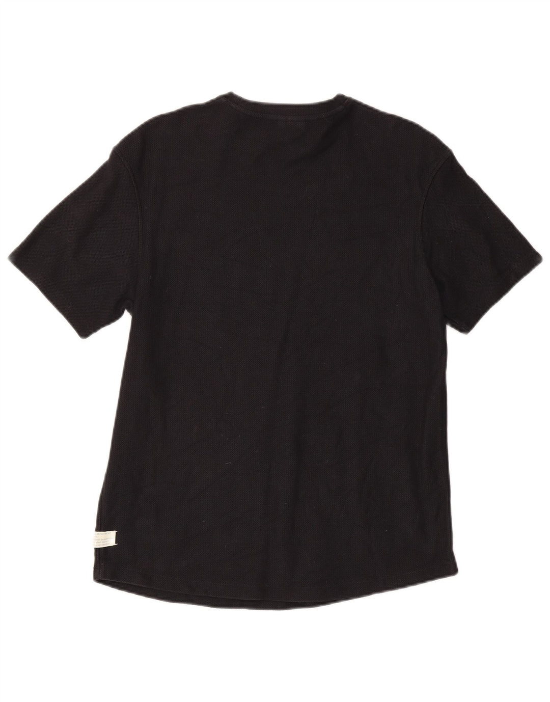 T-shirt Zara da uomo Top media nera