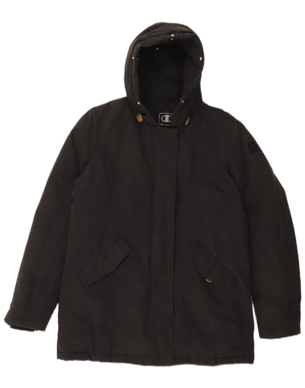 Giacca imbottita con cappuccio Champion per ragazze 13-14 anni XL nera