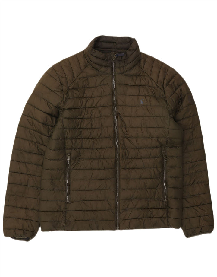 Giacca imbottita da uomo Joules UK 38 poliestere kaki medio