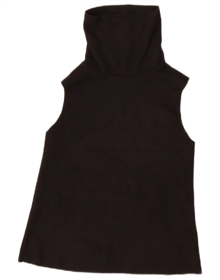 Canotta da donna Zara UK 8 piccola in cotone nero