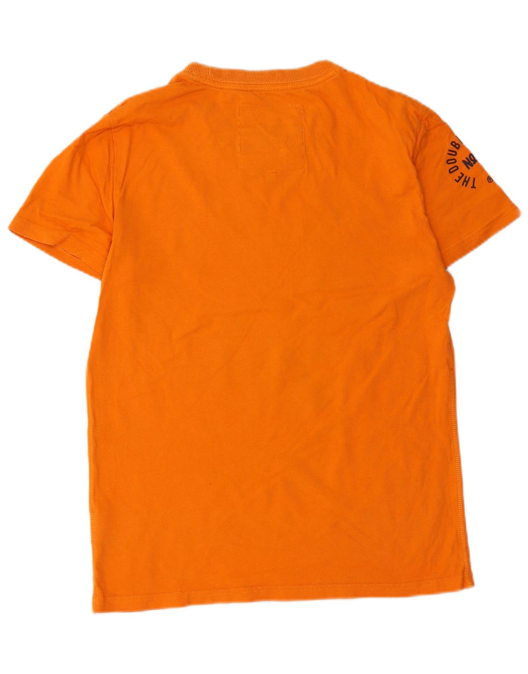 T-shirt grafica da uomo Superdry Top in cotone arancione medio