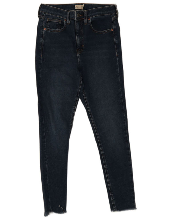 Jeans skinny da donna Topshop W28 L25 cotone blu navy