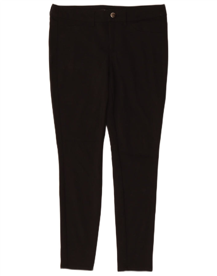 Pantaloni casual skinny da donna MOSSIMO US 8 Medium W30 L29 Poliestere nero