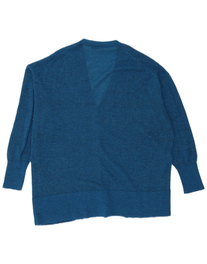 Maglione cardigan oversize da donna Zara UK 14 Blu medio