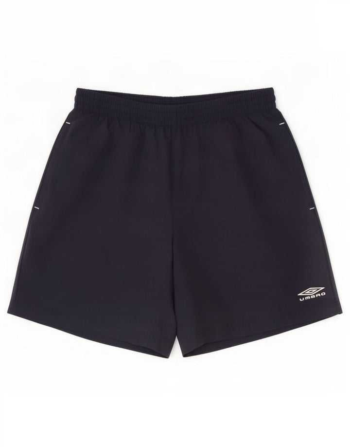 Pantaloncini sportivi da uomo Umbro medio in poliestere blu navy