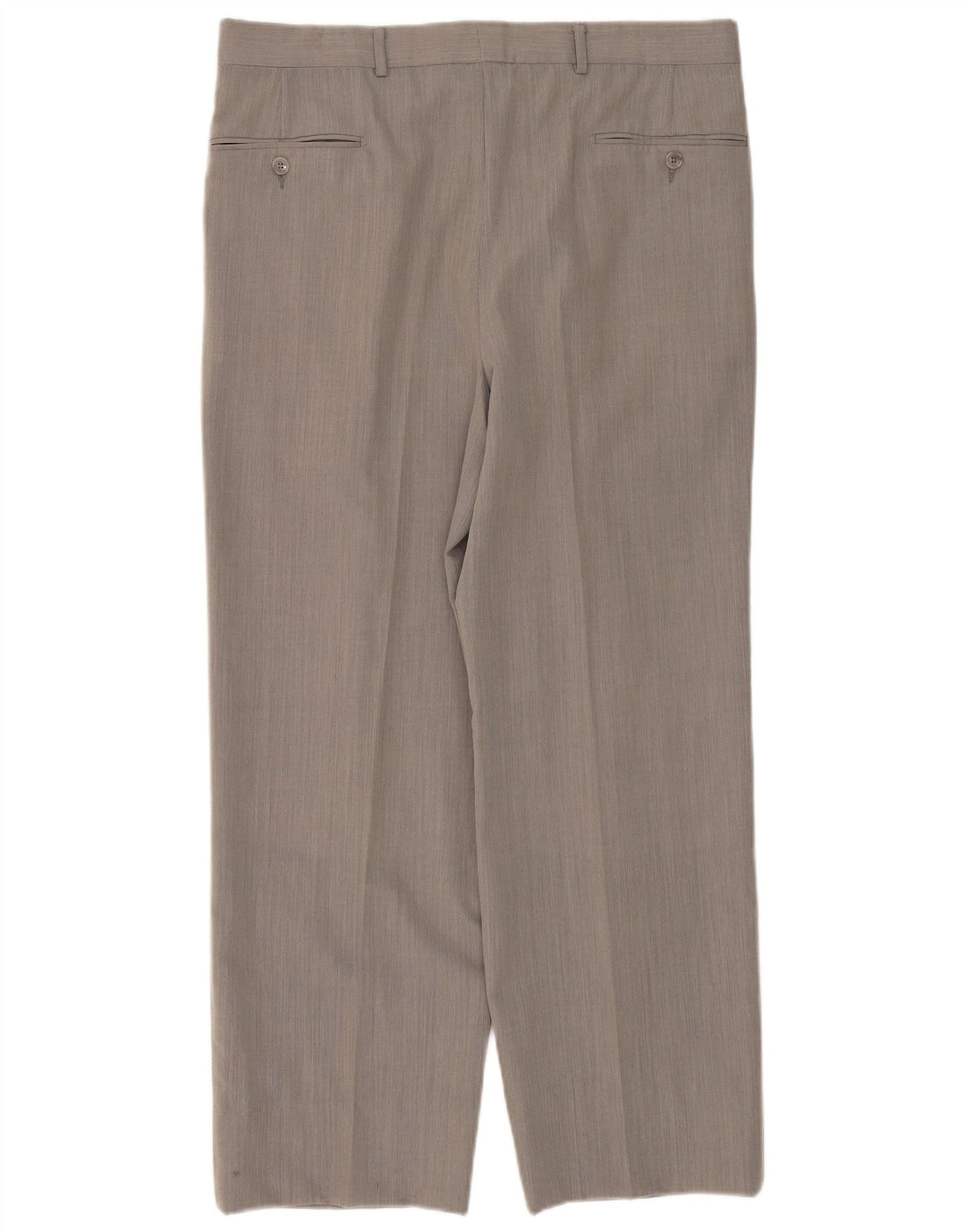 Pantaloni da Abito Trussardi Uomo con Pegged IT 50 Large W36 L28 Grigio
