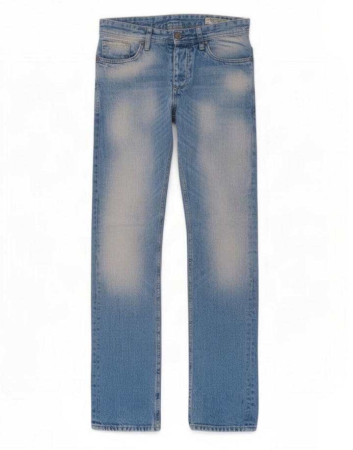 Jeans dritti da uomo Jack & Jones W28 L34 Blu
