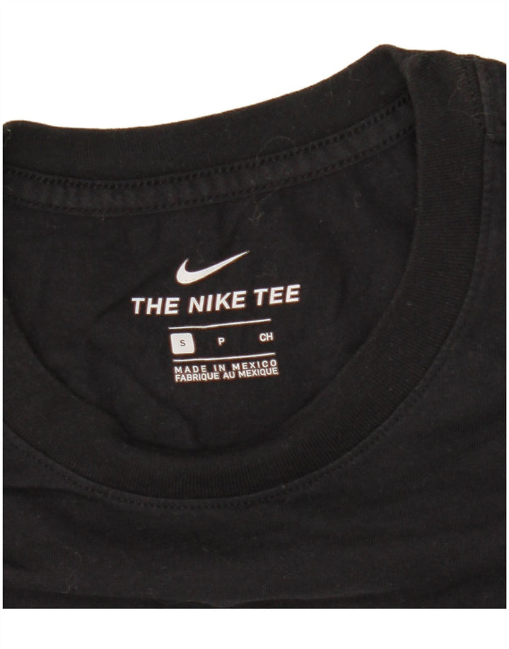 T-shirt grafica da uomo Nike Top piccola nera