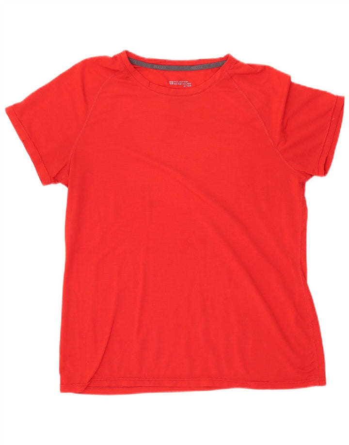 MOUNTAIN WAREHOUSE T-shirt IsoCool da donna Top UK 16 Large Rosso