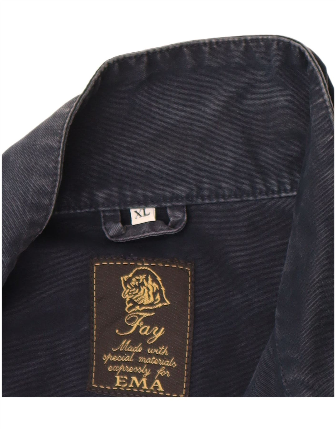 Giubbotto bomber da uomo FAY UK 42 XL Blu navy