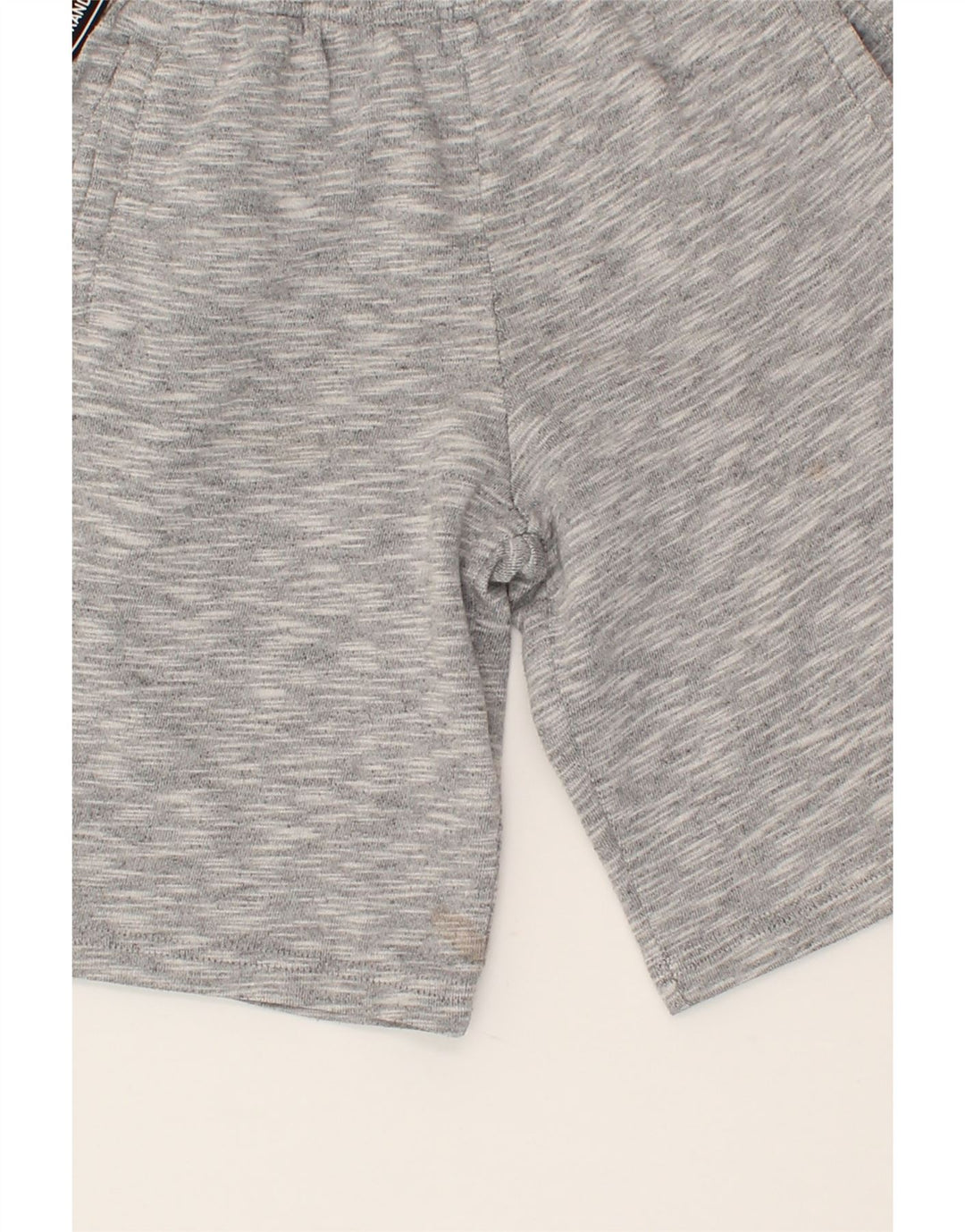 ADIDAS Boys Graphic Sport Shorts 7-8 Years Small Grey Flecked Vintage Adidas and Second-Hand Adidas from Messina Hembry 