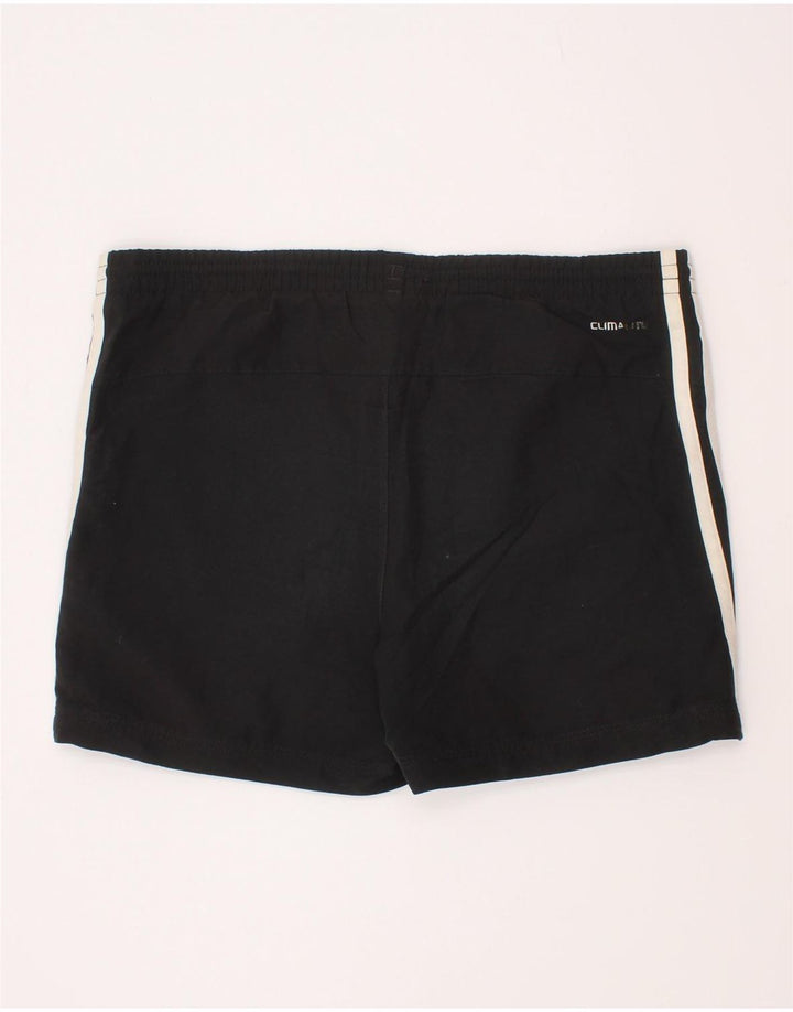 Pantaloncini sportivi Adidas Climalite da ragazzo 9-10 anni in poliestere nero