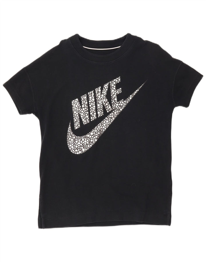 T-shirt grafica da uomo Nike Top medio blu navy