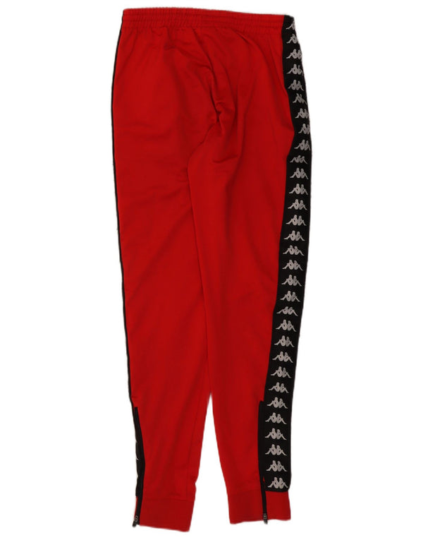 Pantaloni da tuta con grafica Kappa da uomo Joggers Medium Red Colourblock