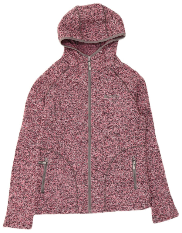 Felpa con cappuccio e zip da donna Mountain Warehouse UK 12 Medium Pink Sports