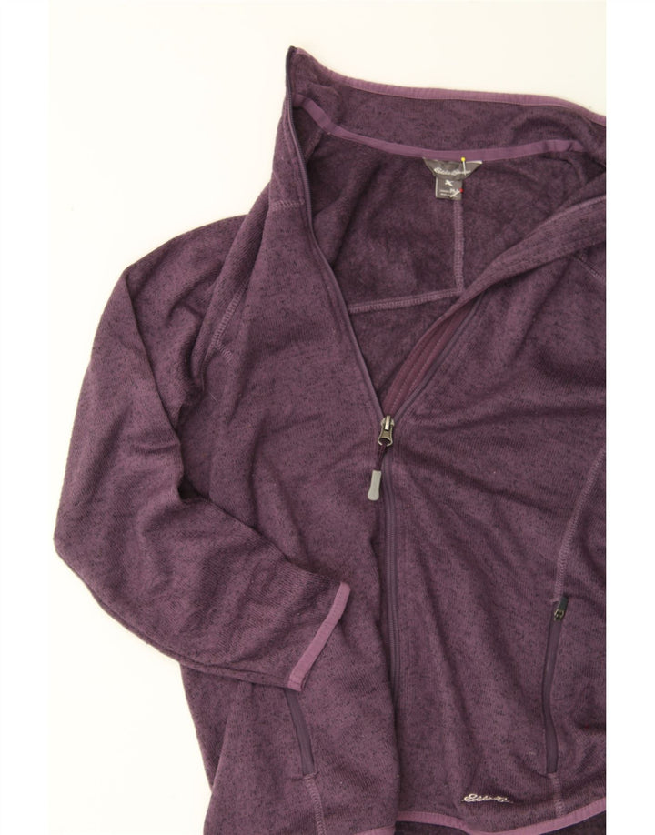 EDDIE BAUER Womens Tracksuit Top Jacket UK 14 Medium Purple Polyester Vintage Eddie Bauer and Second-Hand Eddie Bauer from Messina Hembry 