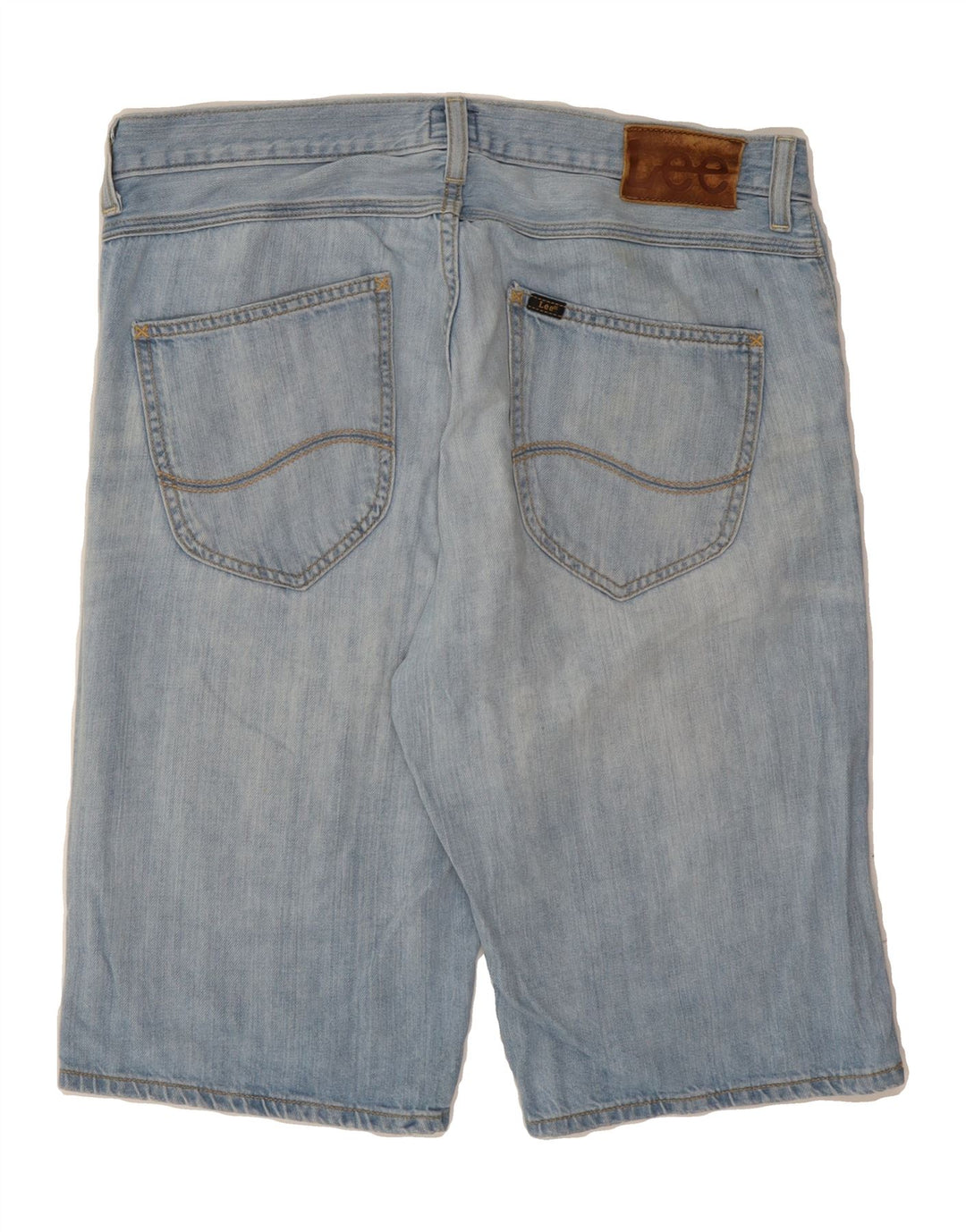 LEE Mens Denim Shorts W32 Medium  Blue Cotton Vintage Lee and Second-Hand Lee from Messina Hembry 