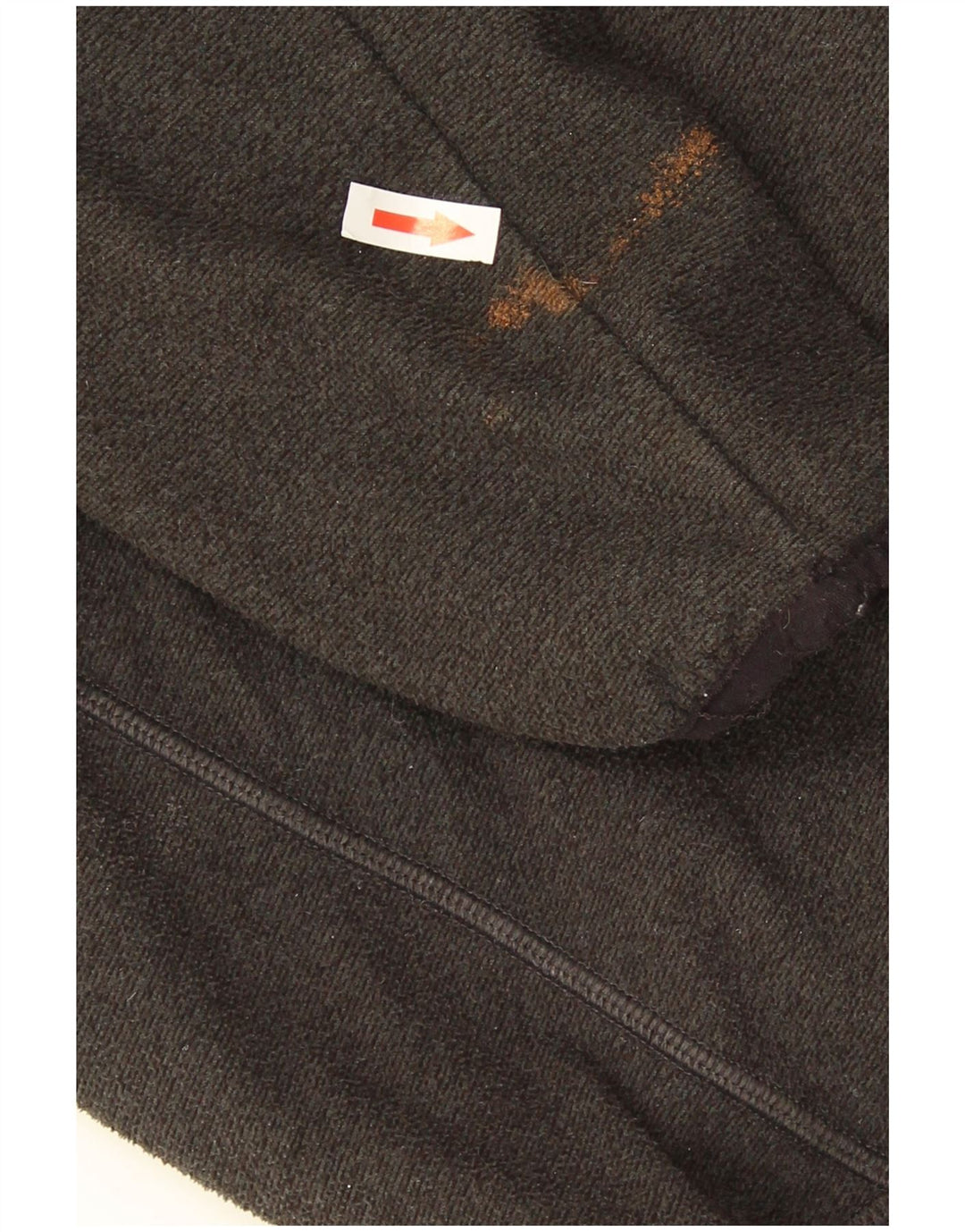 Maglione in pile da uomo Berghaus con zip e collo, grande, in poliestere chiazzato verde