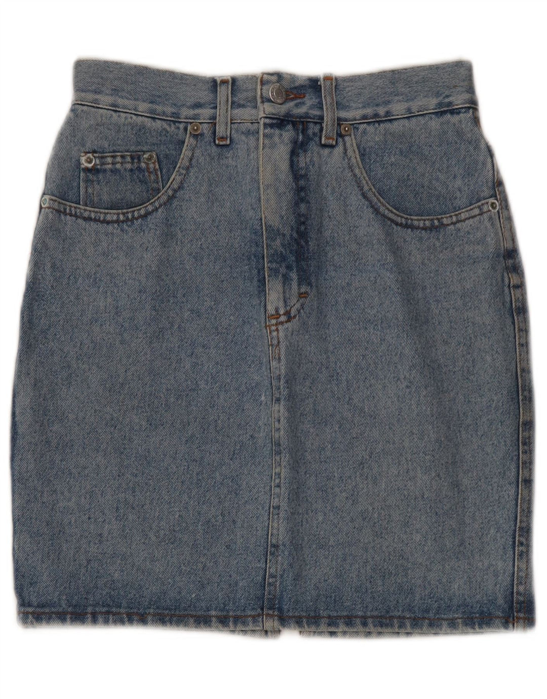 Gonna denim da donna CAMPUS IT 40 piccola W26 cotone blu